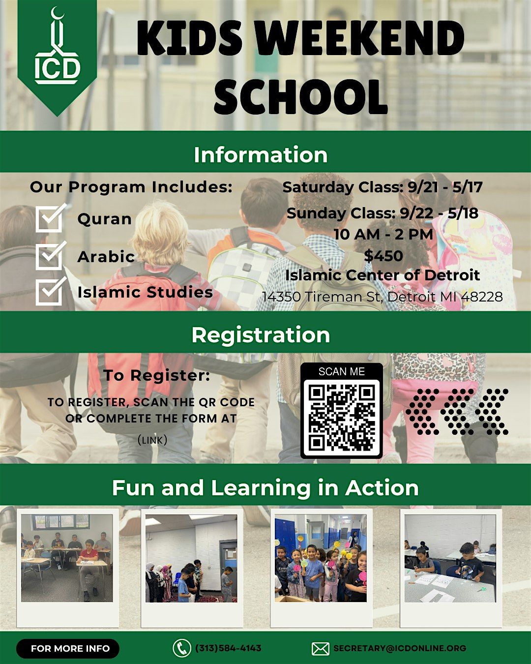 Weekend School Program 2024-2025