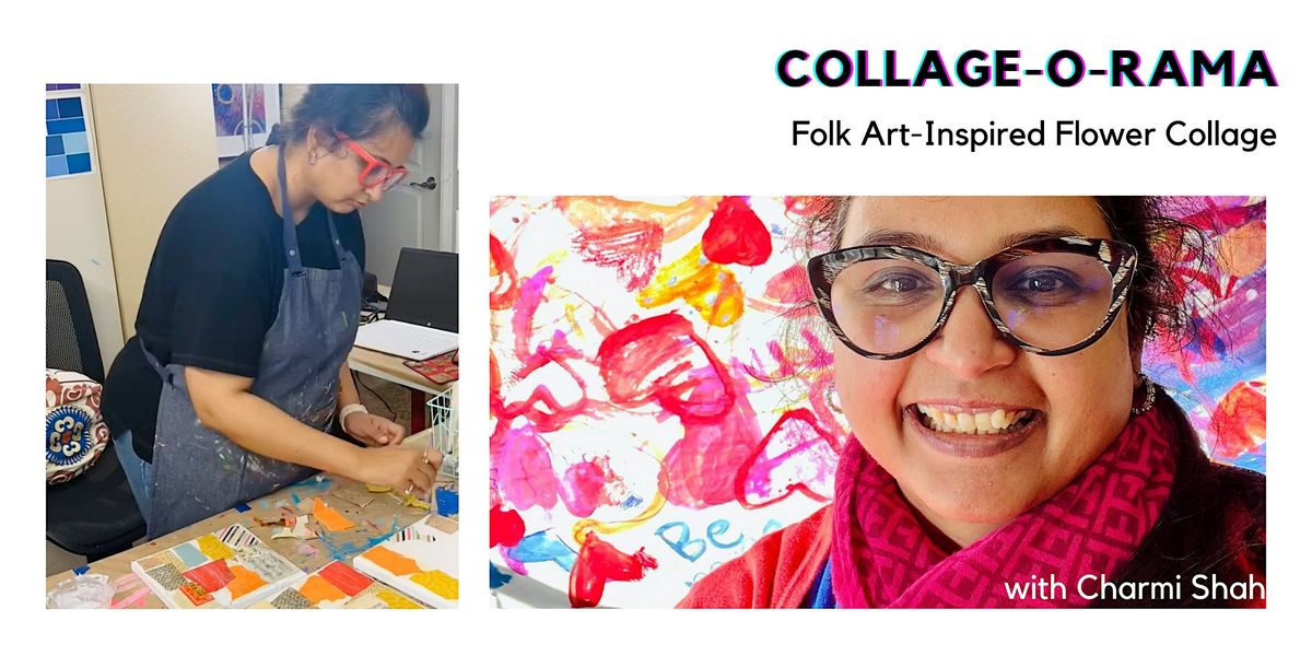 Folk Art-Inspired Flower Collage with Charmi Shah