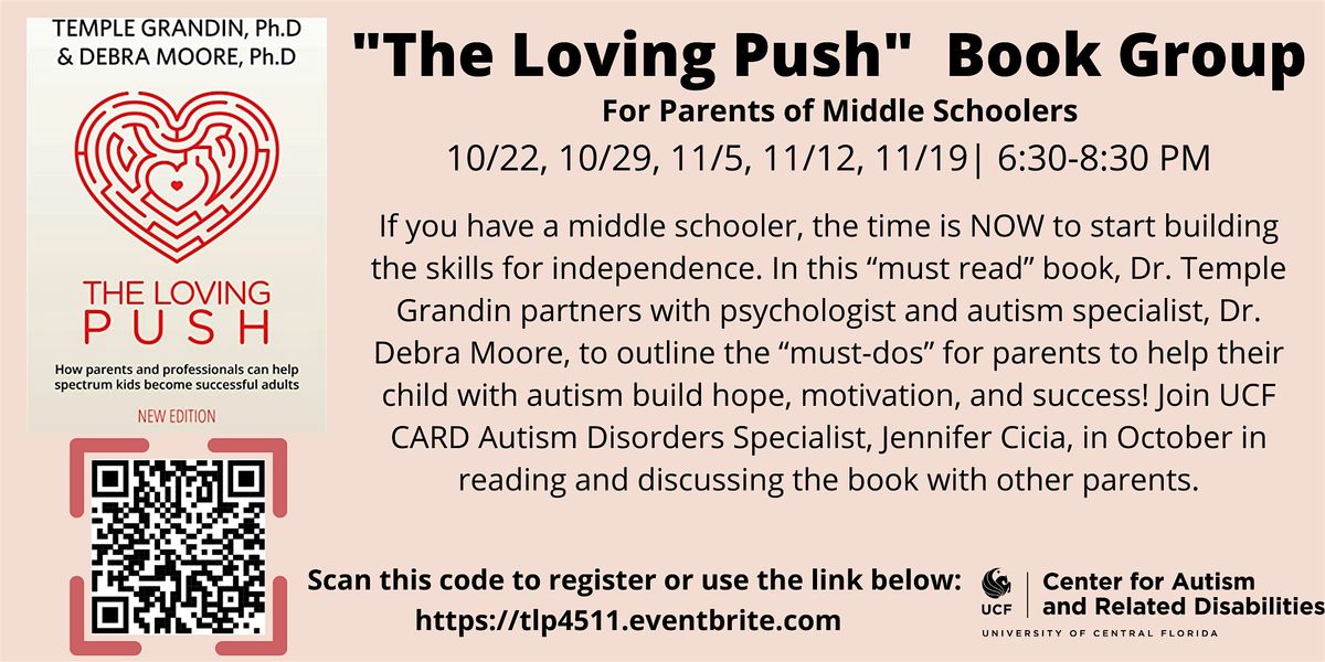 "The Loving Push" Book Study for Parents of Middle Schoolers