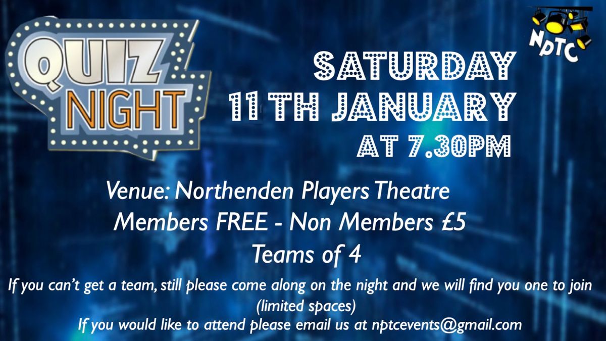 New Year Quiz Night 