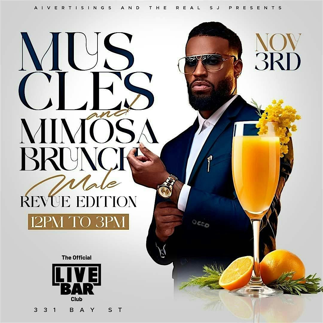 Muscles and Mimosas Brunch Male Revue Edition