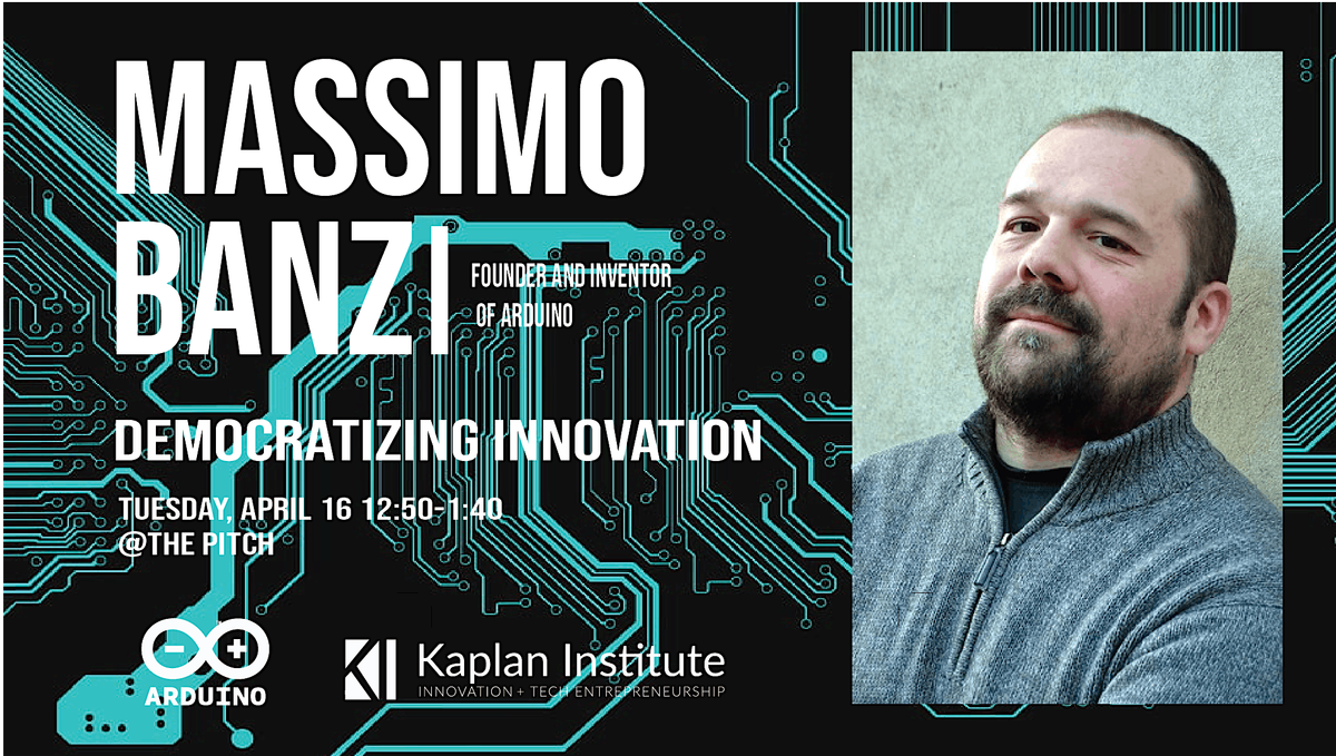 Democratizing Innovation w\/ Inventor of Arduino, Massimo Banzi