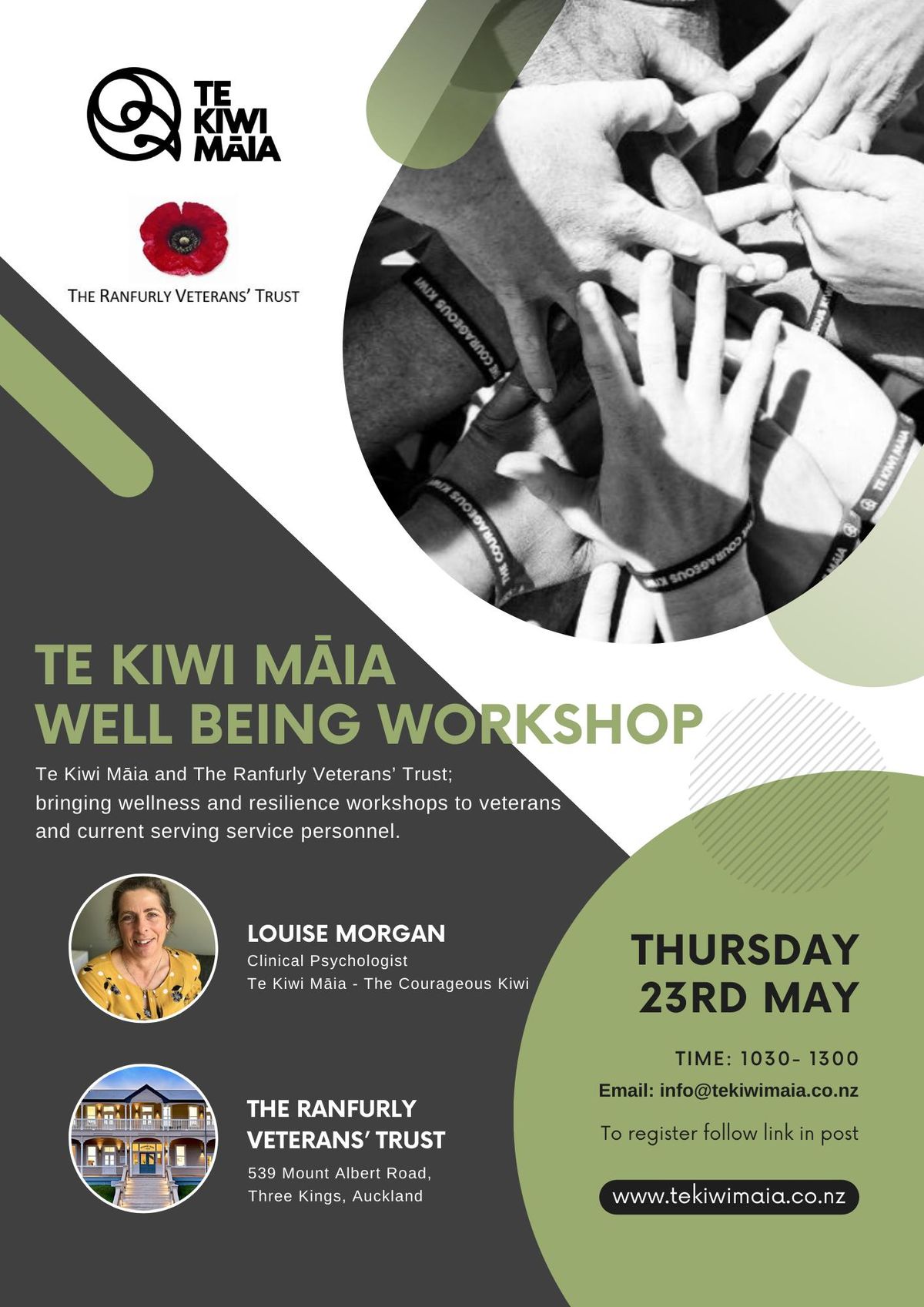 Te Kiwi Maia Well Being Workshop 