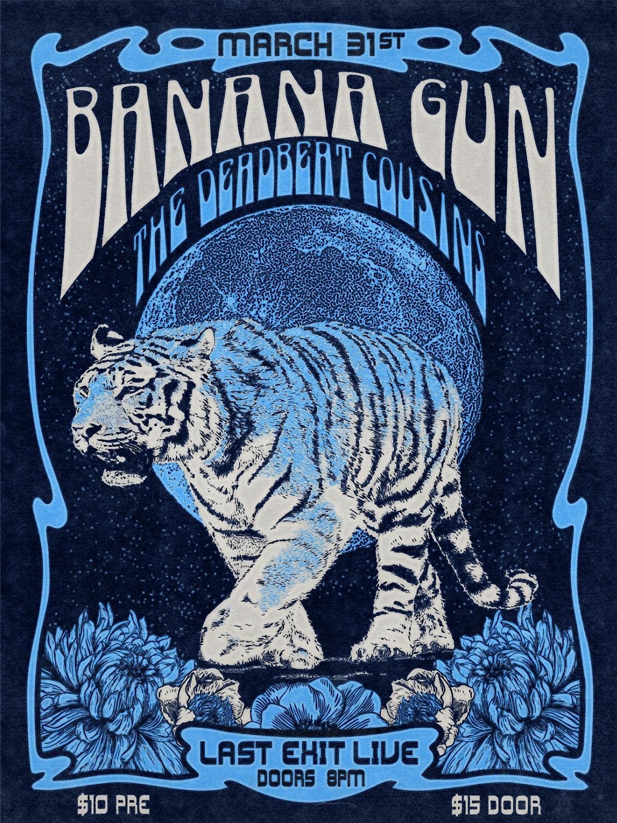 Banana Gun + The Deadbeat Cousins, Last Exit Live, Phoenix, 31 March to