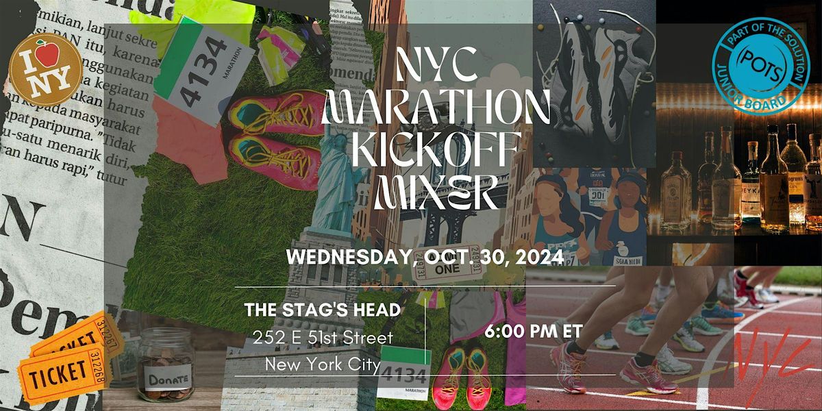 POTS Jr. Board NYC Marathon Mixer, The Stag's Head, New York, 30
