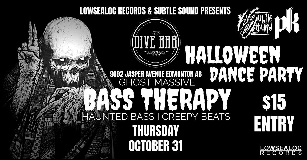 GHOST MASSIVE BASS THERAPY HALLOWEEN DANCE PARTY