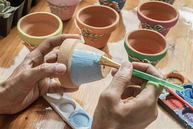 Terracotta painting & Making Seed Paper!