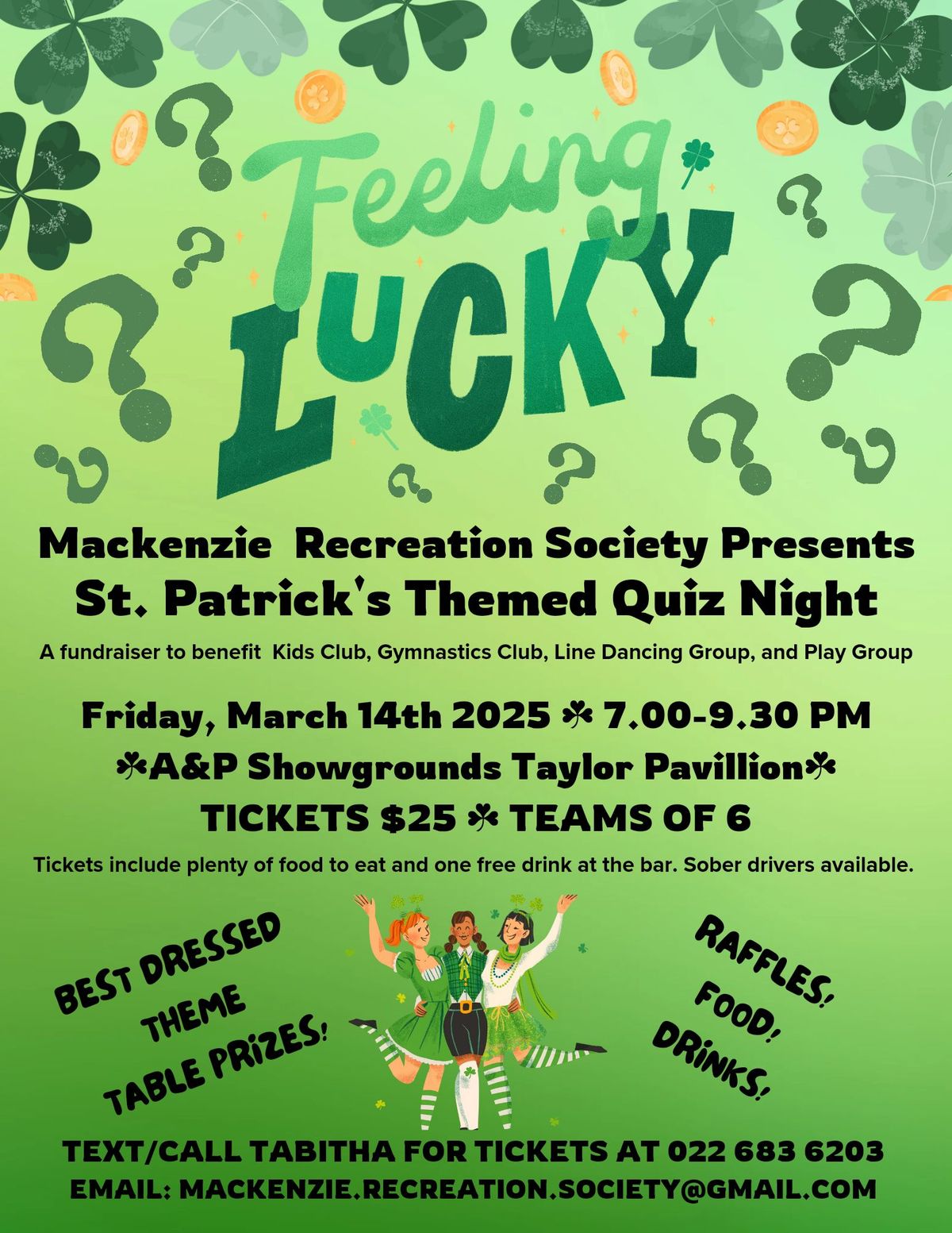 St. Patrick's Quiz Night Fundraiser 