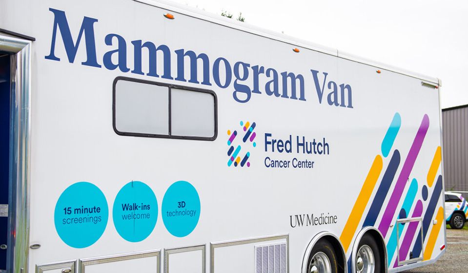 Fred Hutch Cancer Center Mammogram Van