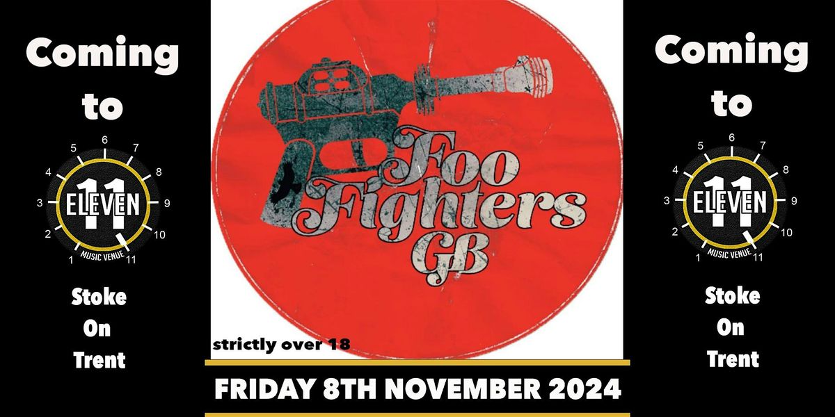 Foo Fighters GB live at Eleven Stoke