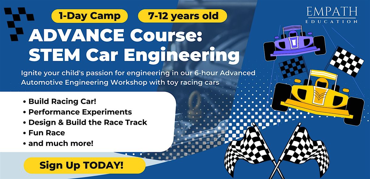 ADVANCE Course - STEM Car Engineering (7-12 years old)