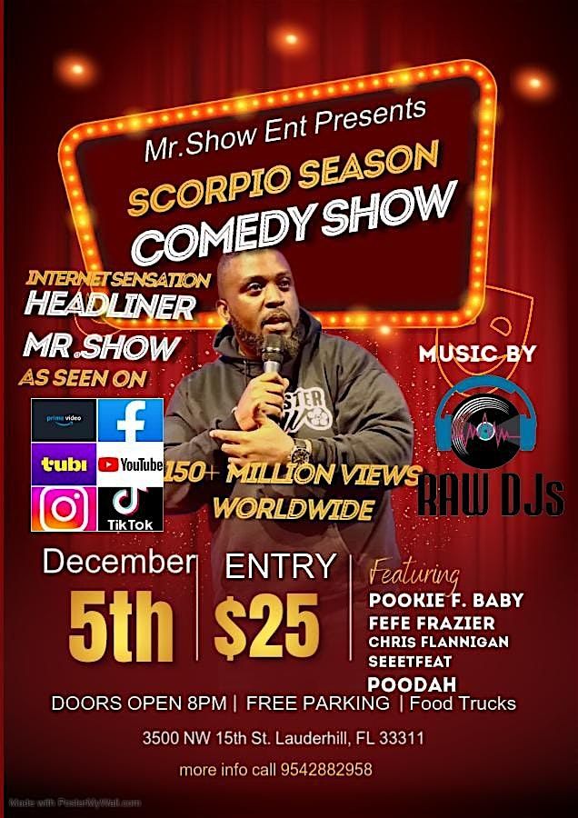 Comedy Show Live Taping Scorpio Season