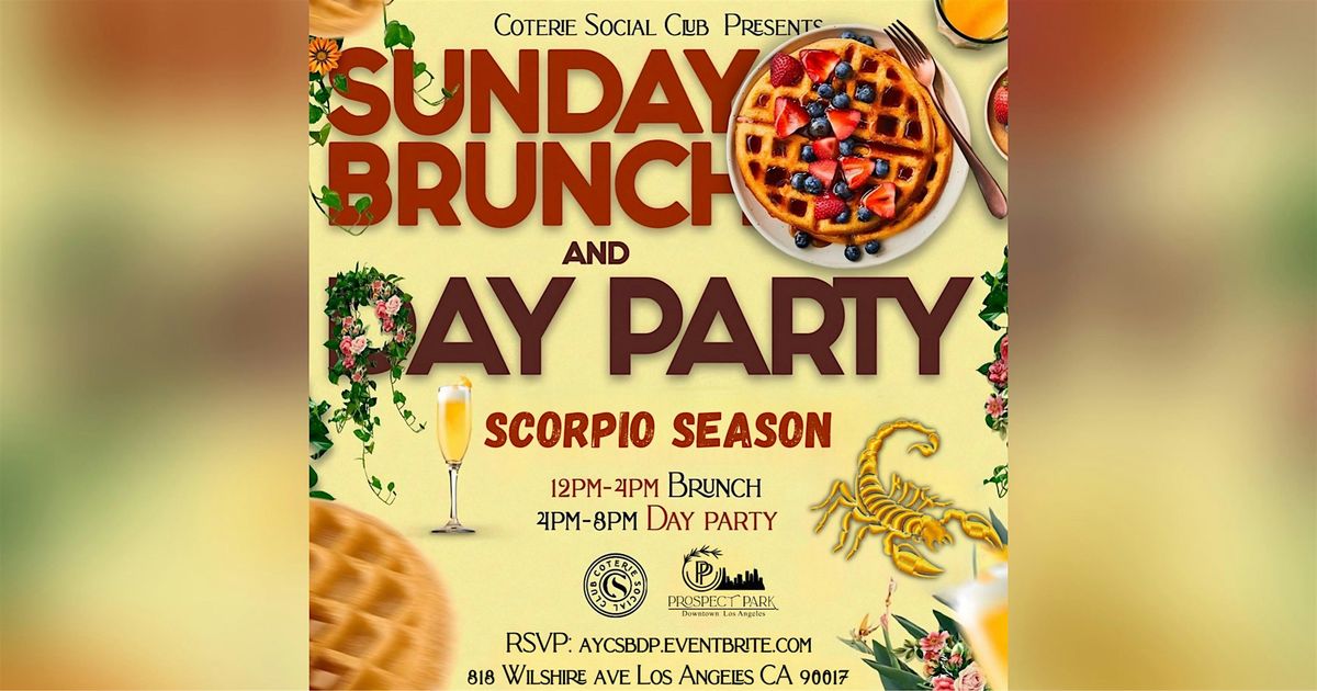 All You Can Brunch & Day Party (SCORPIO SEASON)