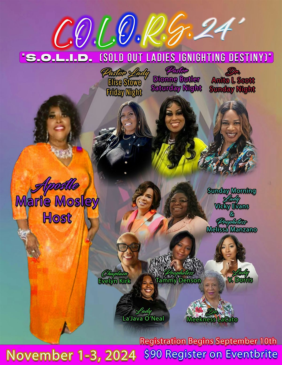 C.O.L.O.R.S. 2024 - "S.O.L.I.D." Sold Out Ladies Igniting Destiny