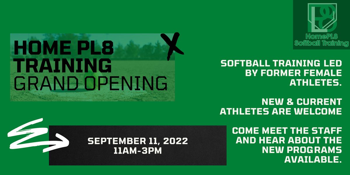 HomePL8 Softball Training Grand Opening, 5930 S Pioneer Rd, Gibsonia