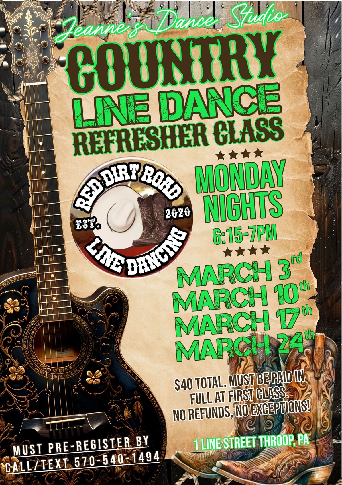 Refresher Line Dance Class