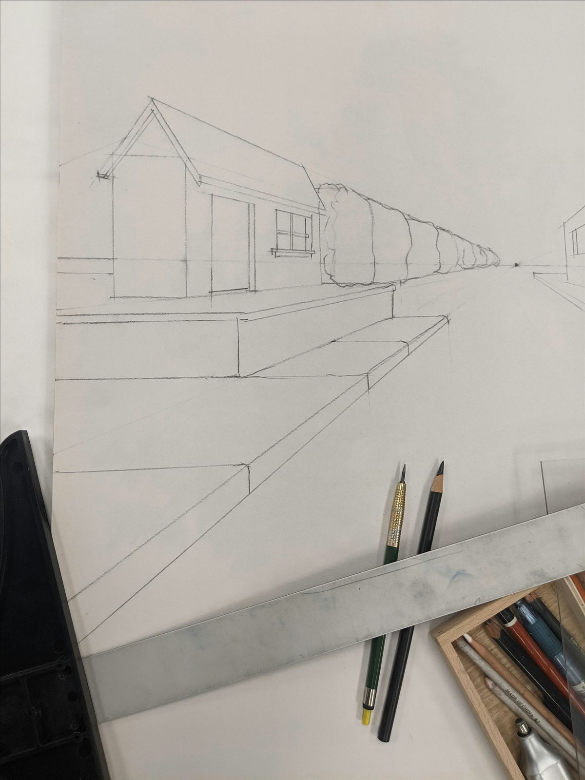 DRAWING LAB = ONE POINT PERSPECTIVE