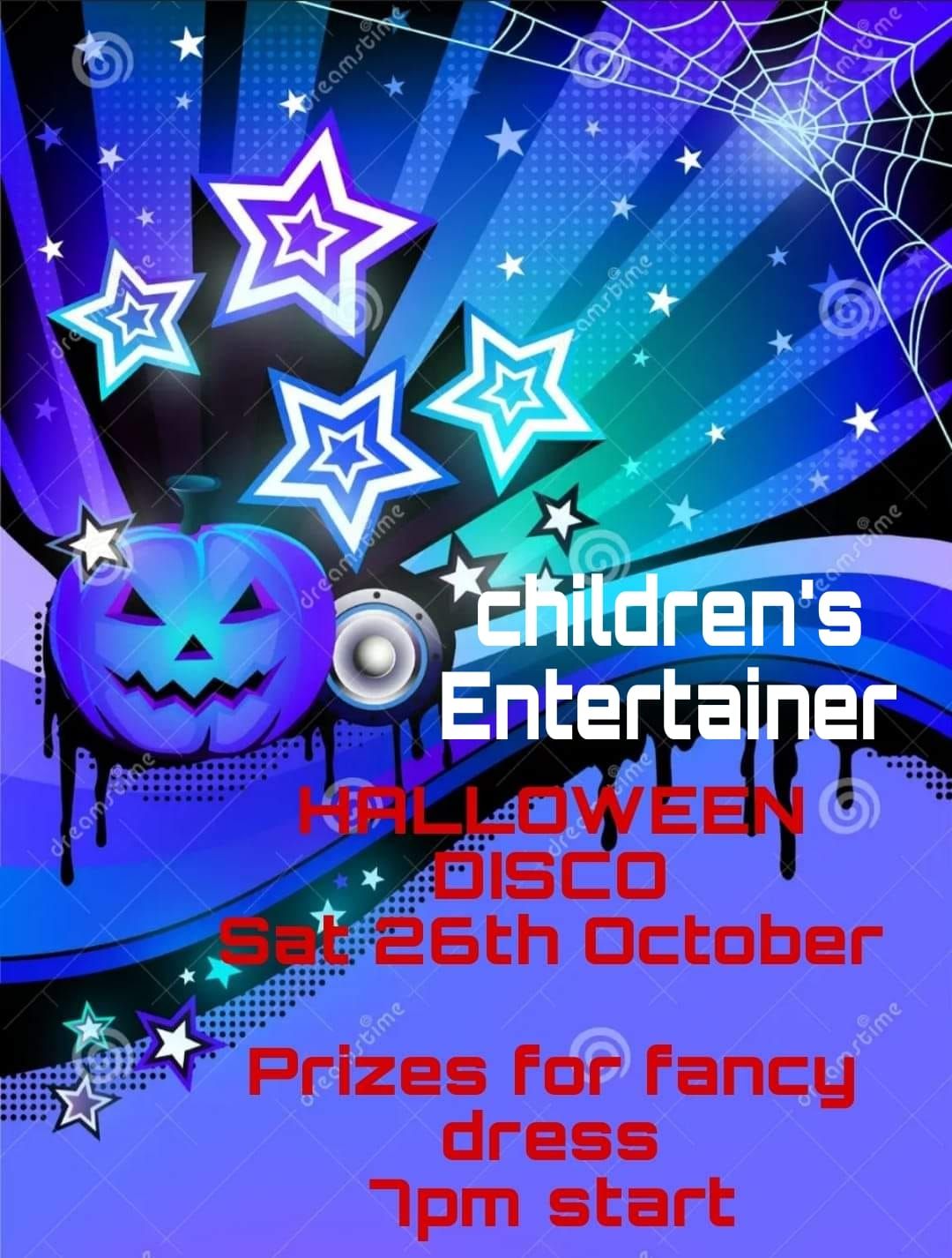 Halloween Night with Children's Entertainer and Disco