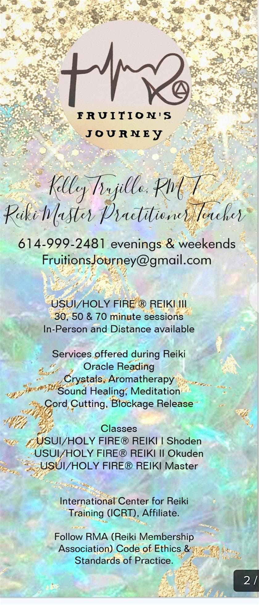 Reiki Talk & Holy Fire\u00ae Reiki Healing Experience Series
