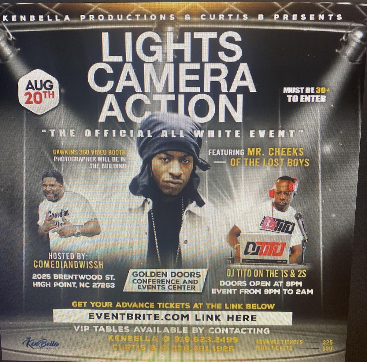 LIGHTS CAMERA ACTION “The Official All White Event” Featuring Mr