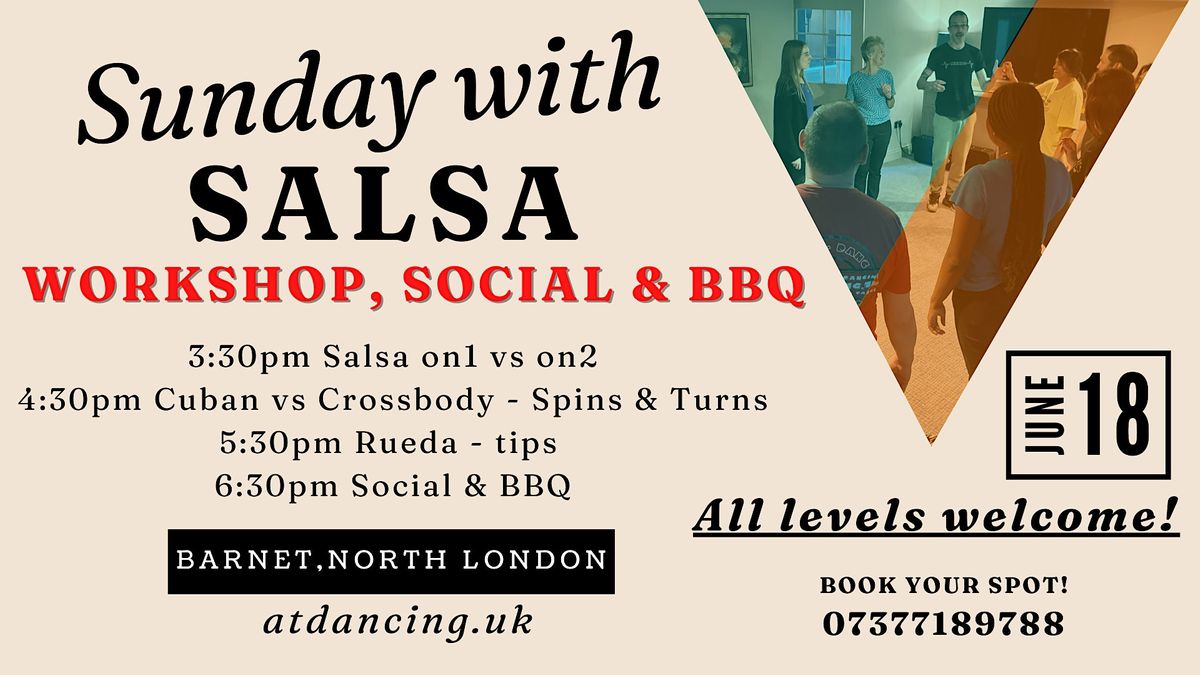 Salsa Sunday Workshop & Social - 18th June - North London