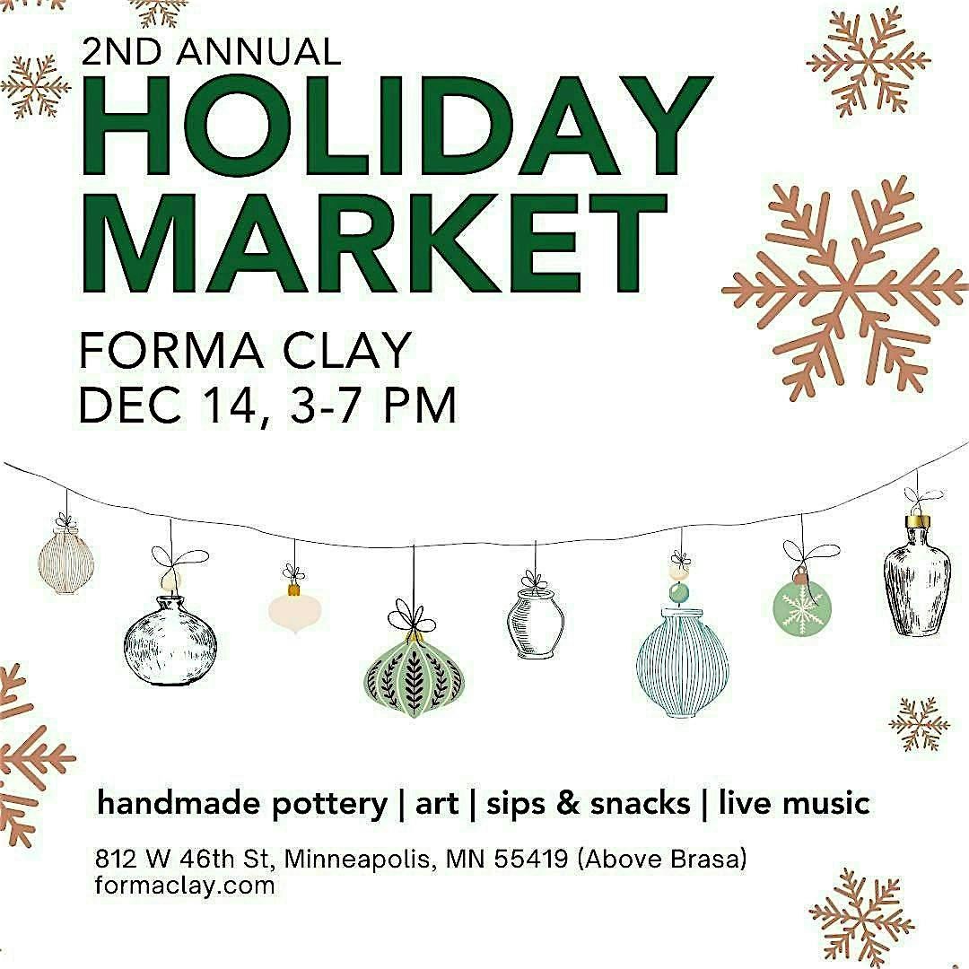 2nd Annual Forma Clay Holiday Market