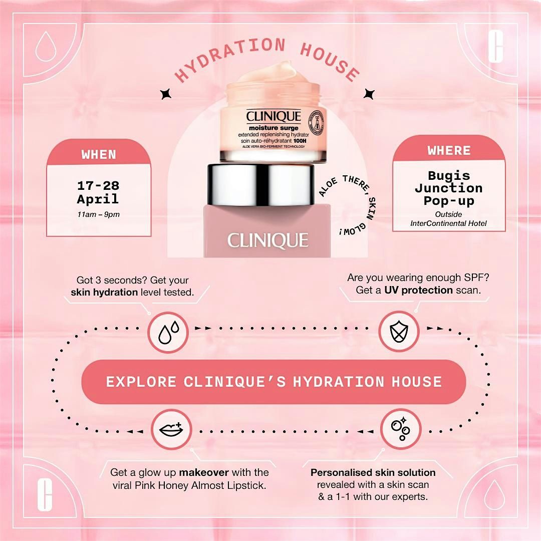 Clinique's Hydration House