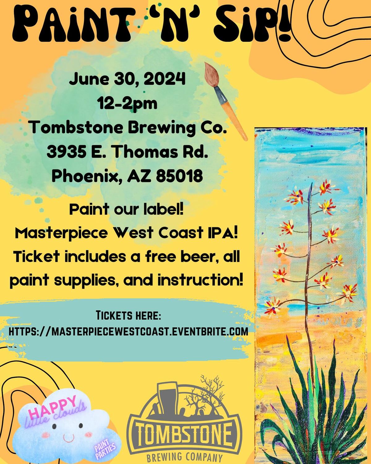  Paint 'n' Sip at Tombstone North Brewing Co