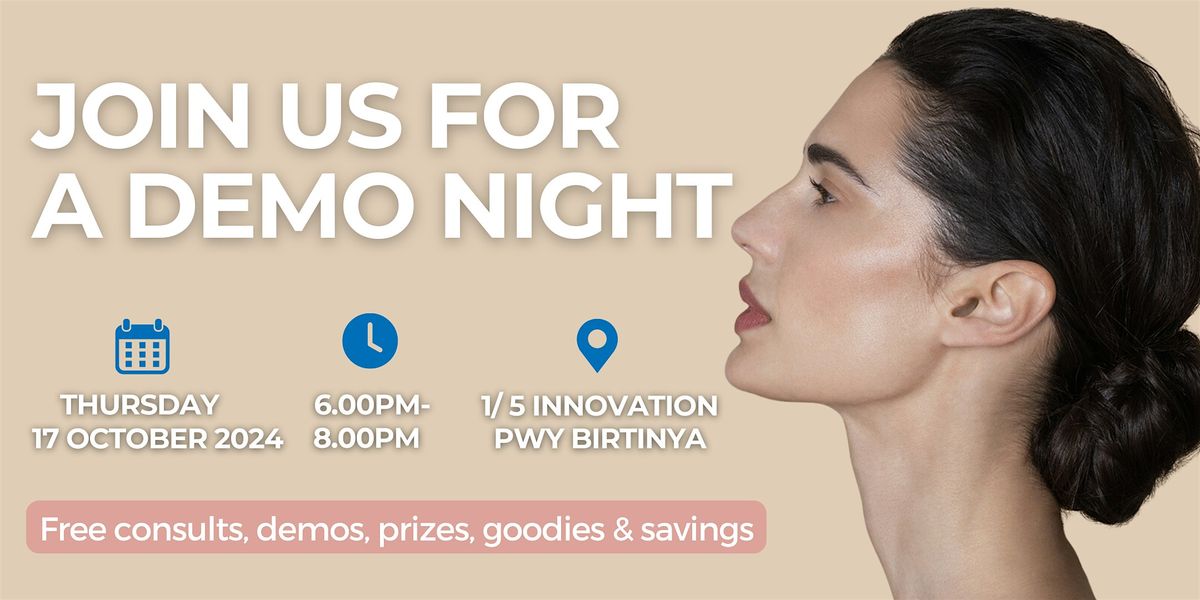 Aesthetic Demo Night - Sunshine Coast Skin Cancer Centre