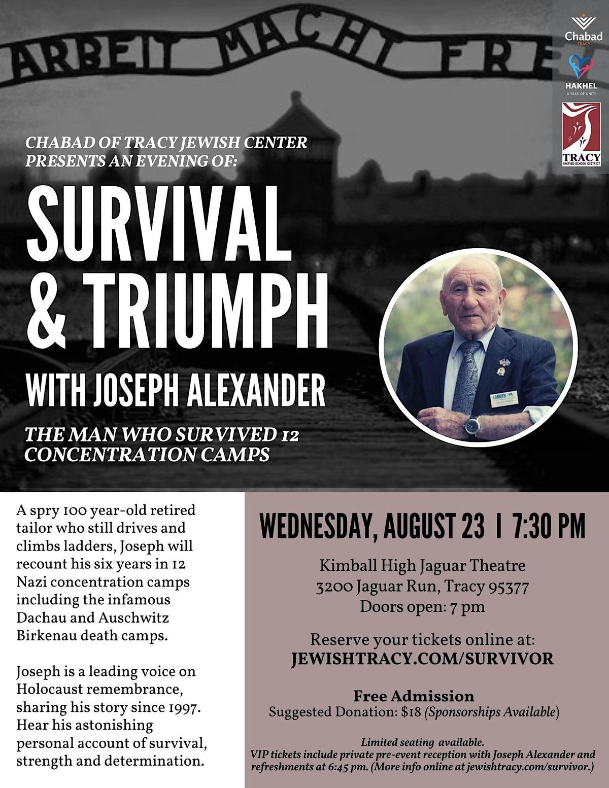 Holocaust Survivor Speech