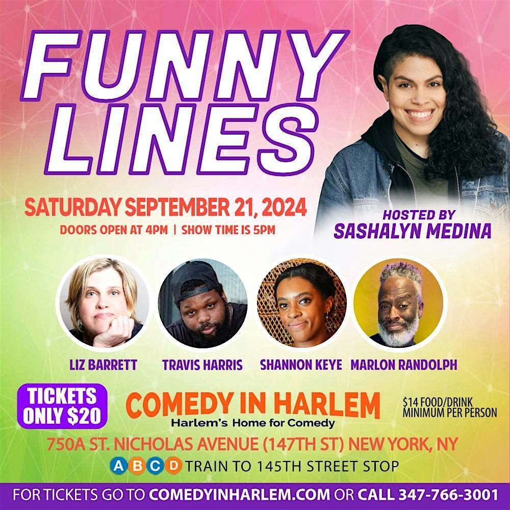 FUNNY LINES COMEDY SHOW AT COMEDY IN HARLEM NY