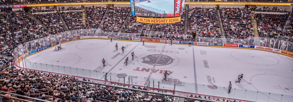 Parking Charlotte Checkers at Hershey Bears