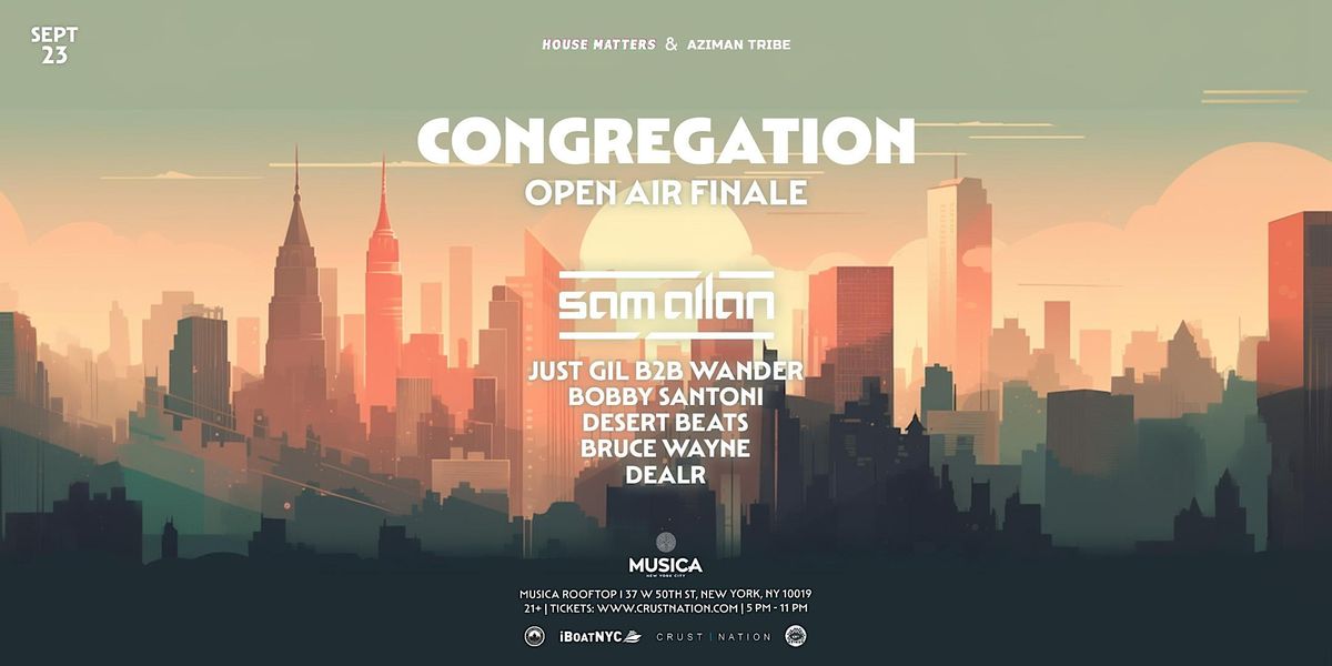 House Matters: CONGREGATION Open Air Finale - Rooftop Closing Rooftop Party