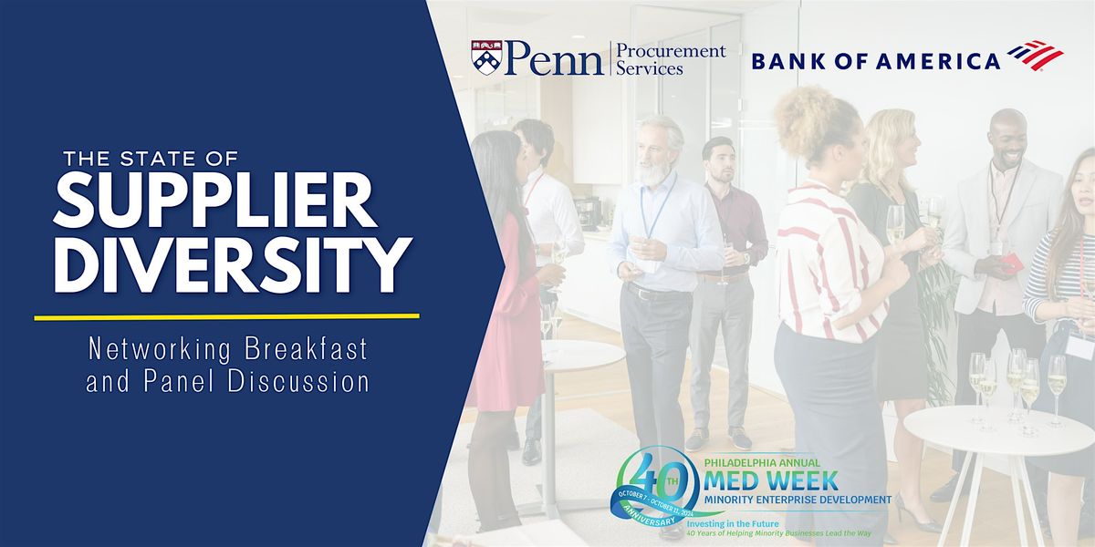 The State of Supplier Diversity: A MED Week Event