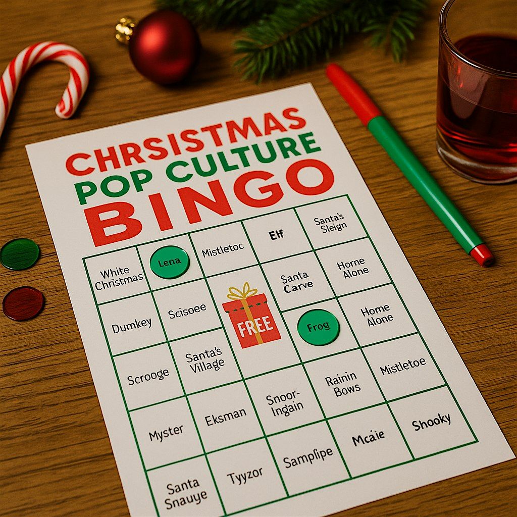 Christmas Pop Culture Bingo