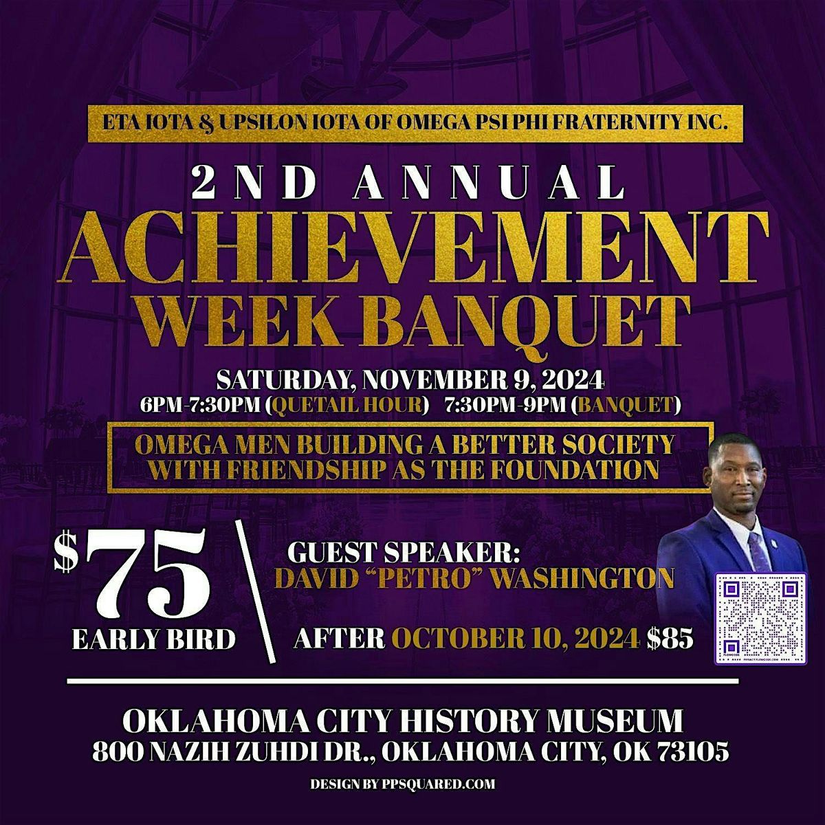 Omega Psi Phi - Achievement Week Banquet - Upsilon Iota & Eta Iota