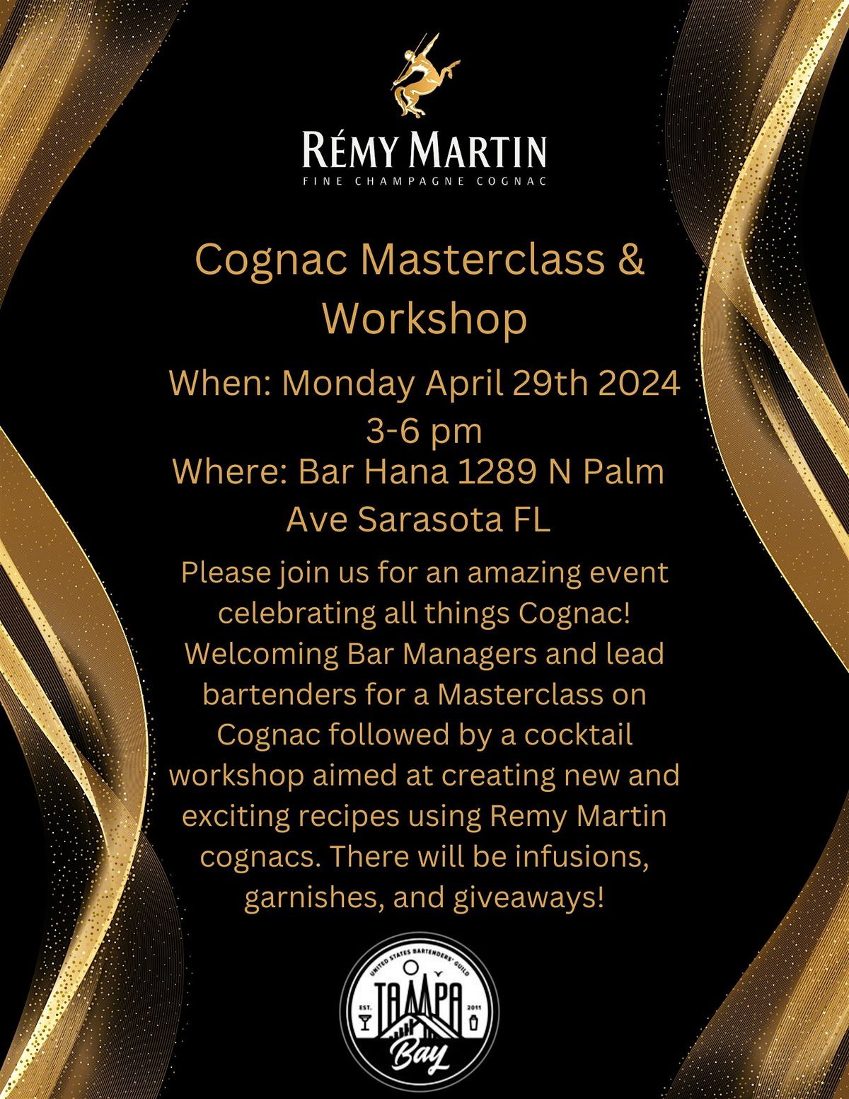 Cognac Masterclass and Workshop