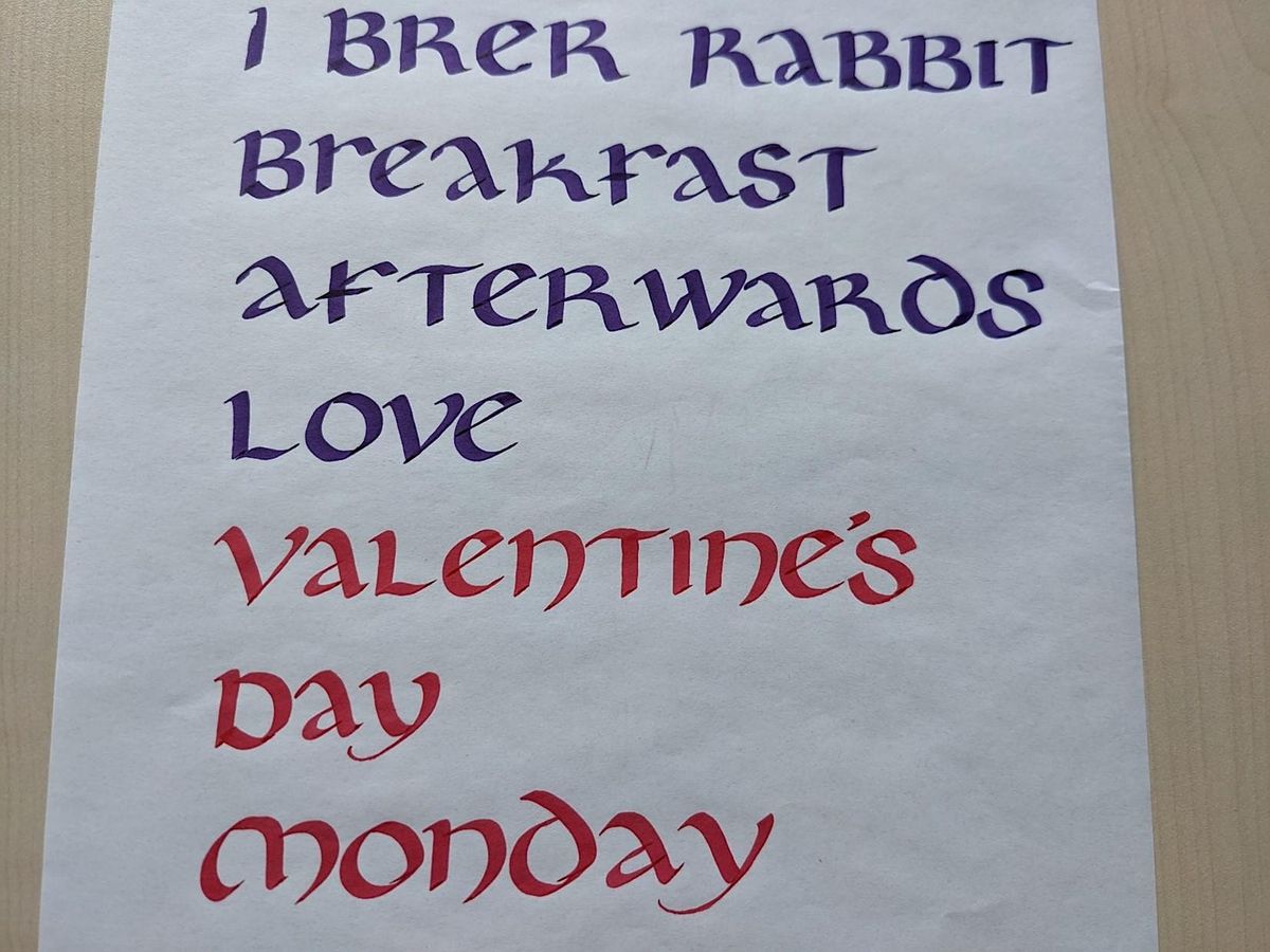 Calligraphy Next Steps - Uncial and Gothic-Ravenshead Library- AL