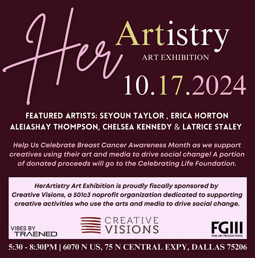 HerArtistry Art Exhibition: The Power of Black Women in Art and Advocacy