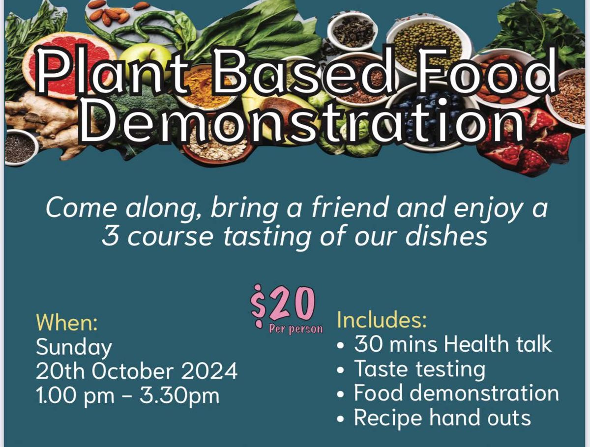 Plant Based Food Demonstration