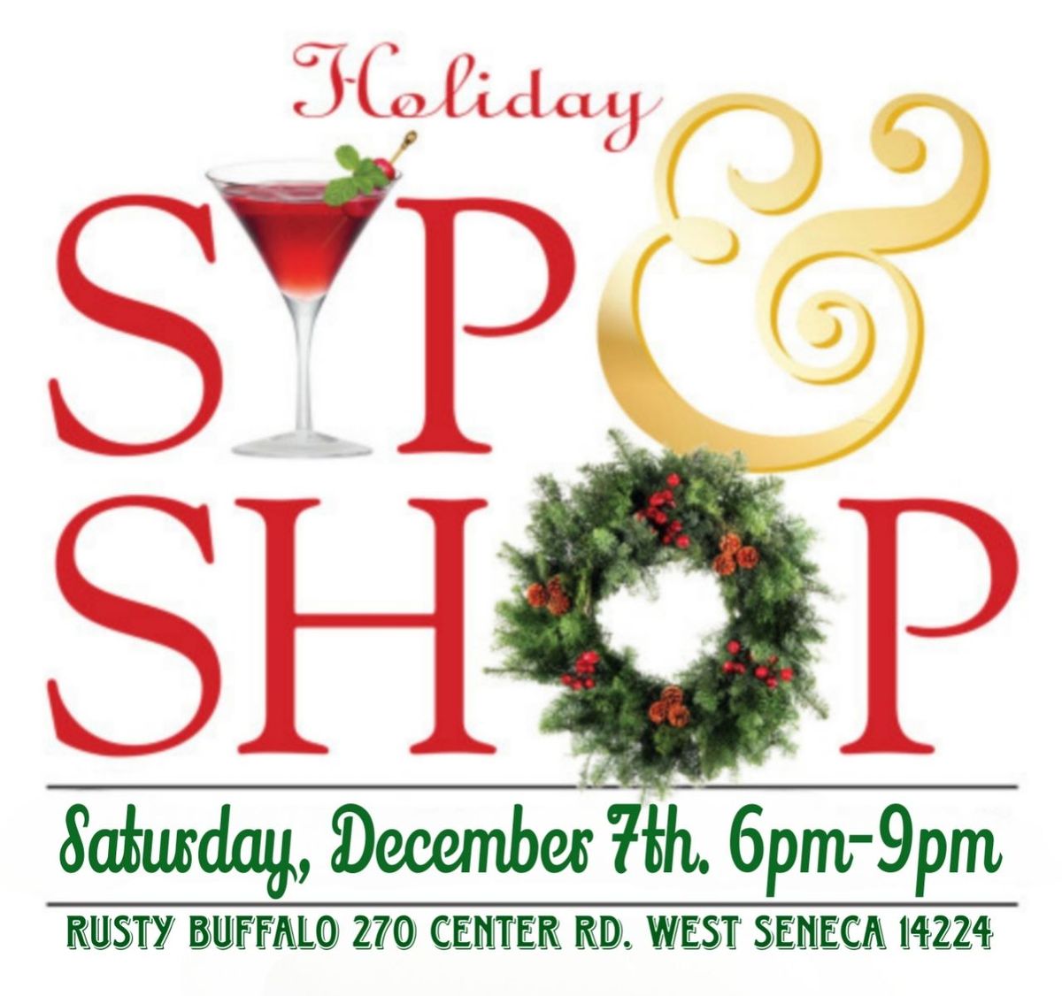 Holiday Sip and Shop