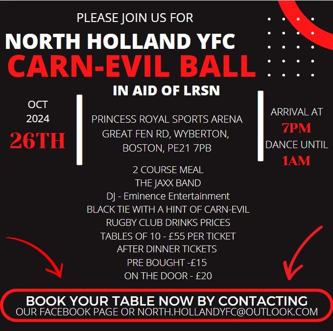 North Holland\u2019s Annual Dinner Dance in Aid of LRSN