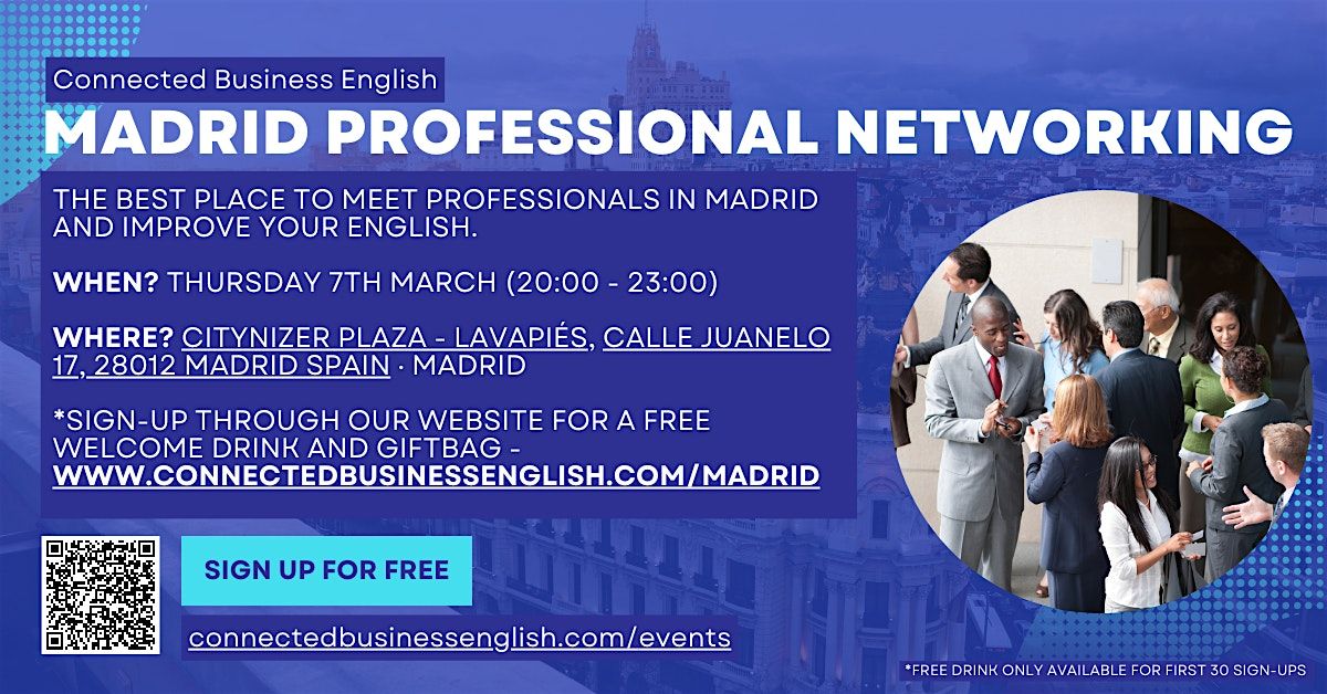 Madrid Professional Networking and Drinks (March)