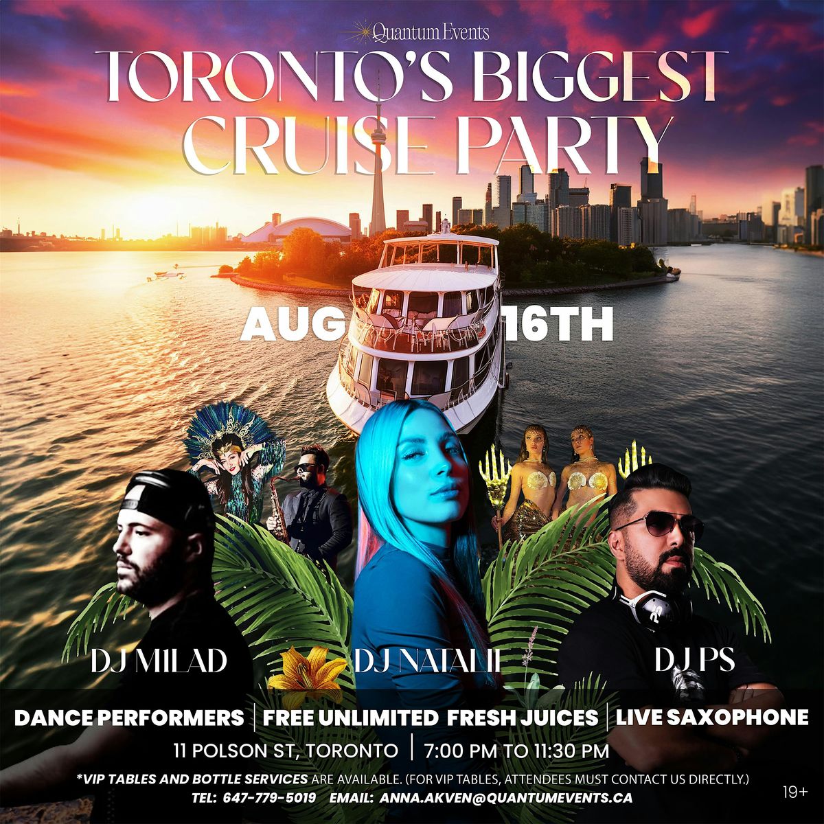 Toronto's Biggest Cruise Party