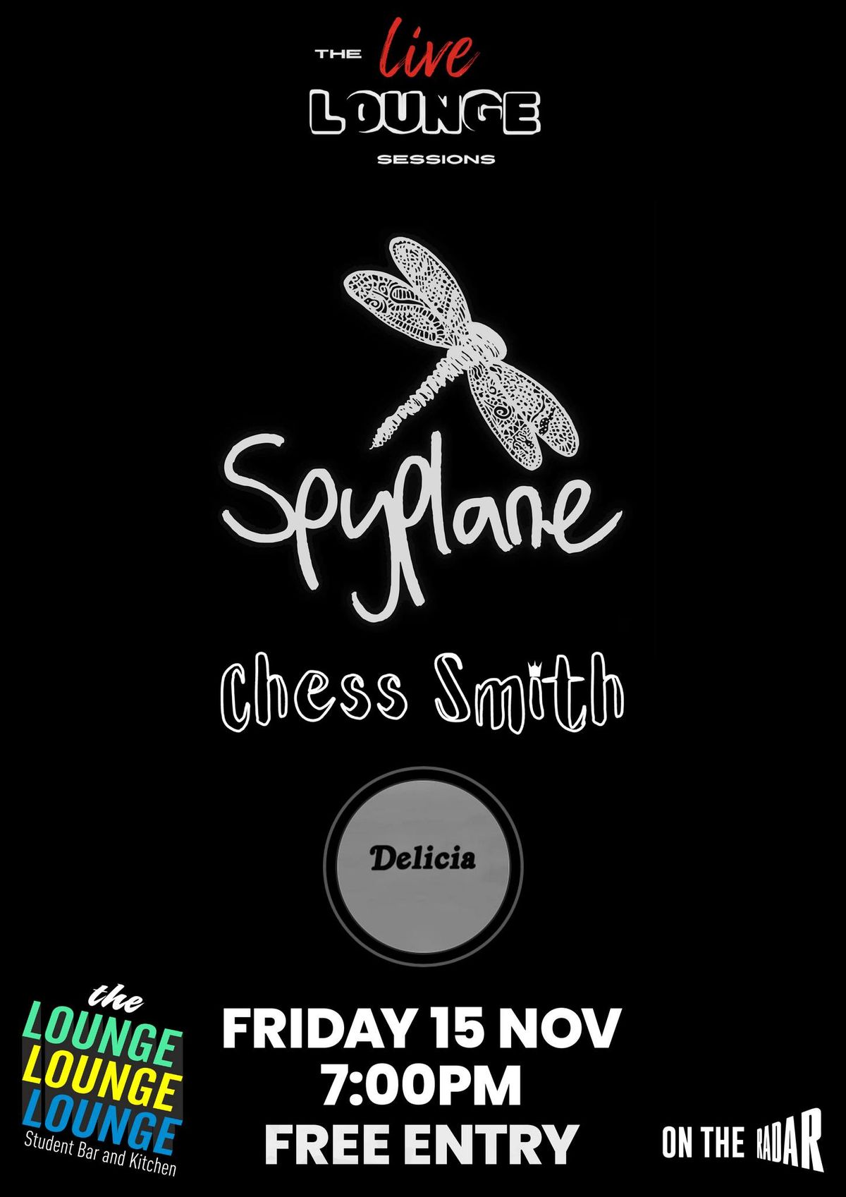 Live Lounge Session  Spyplane + Chess Smith + Delicia 