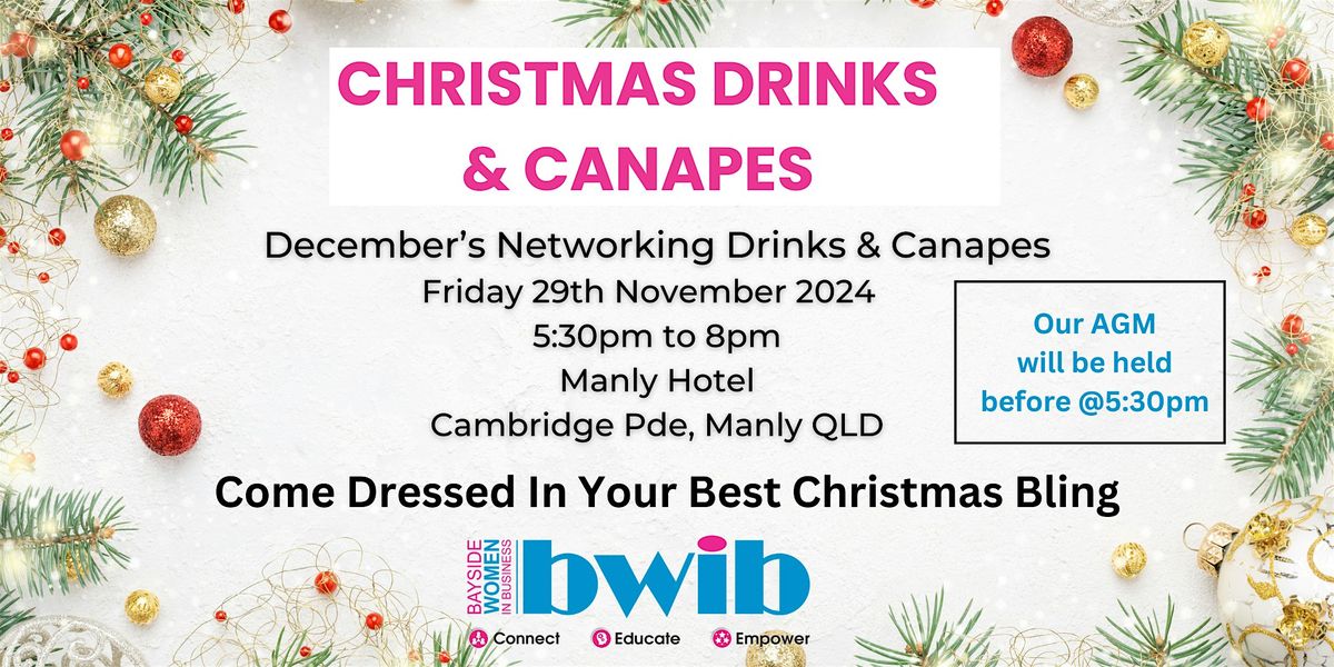 Christmas Drinks and Canapes with Bayside Women in Business