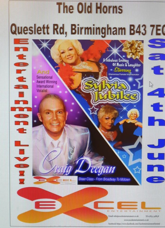 Craig Deegan aka Sylvia Jubilee, The Old Horns, Birmingham, 4 June 2022