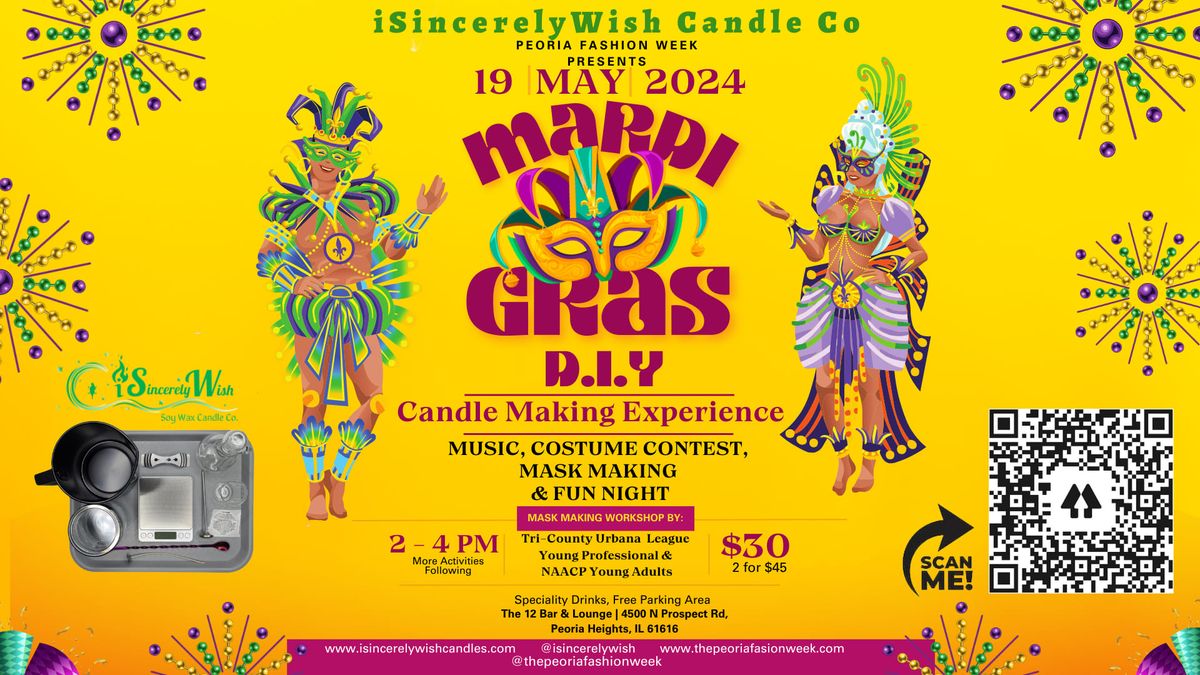 Mardi Gras Candle Making Experience 