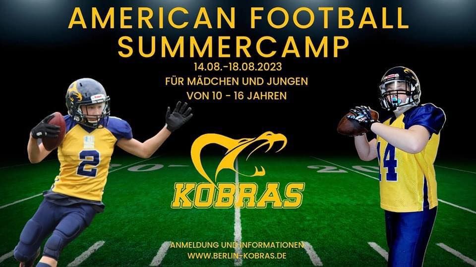 Berlin Kobras Jugend-Summercamp