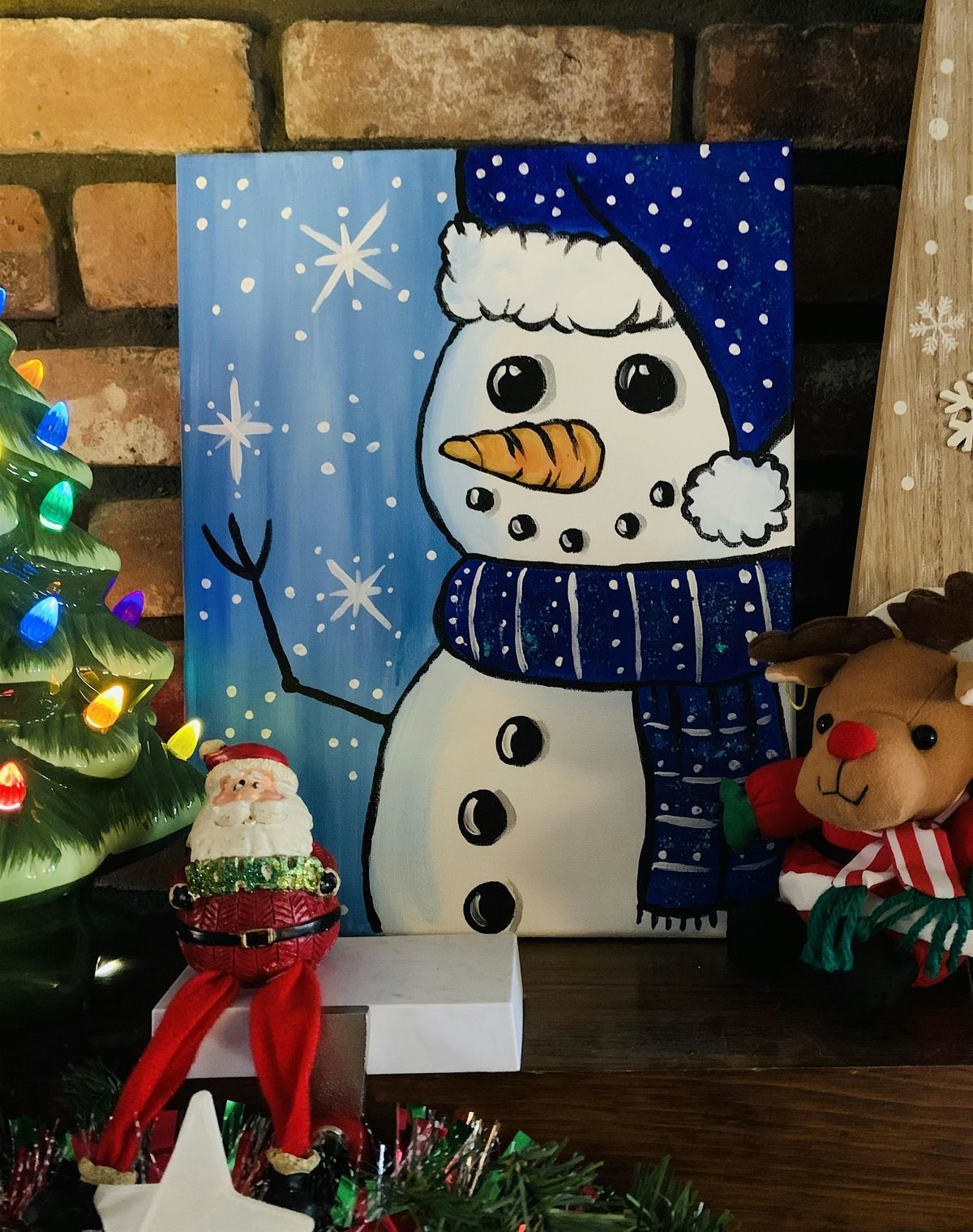 Holiday Snowman Paint Night